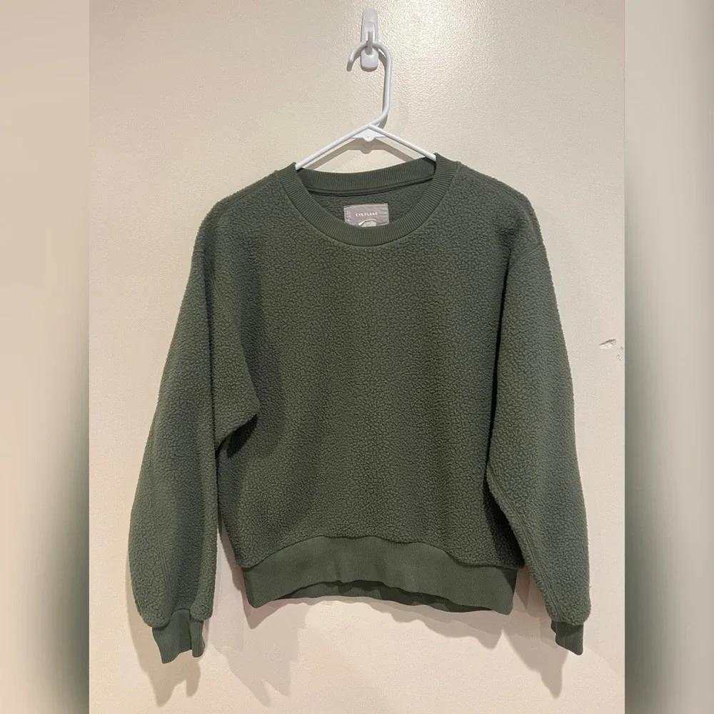 Everlane The Renew Fleece Sweatshirt NEW - Picture 3 of 7